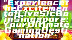"Experience the Excitement of Live Sic Bo in Singapore: Your Ultimate Gaming Destination"